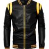 Men's Yellow Stripes Bomber Jacket