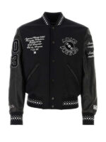 Men's Black Amiri Preemo Bomber Jacket