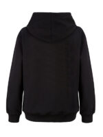 Men's Casual Black Fleece Hoodie