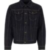 Men's Black Multi Pockets Denim Jacket