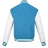 Men's Blue And White Varsity Jacket