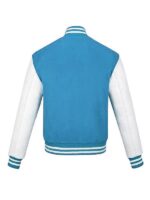 Men's Blue And White Varsity Jacket