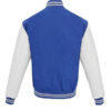 Men's Blue And White Varsity Jacket