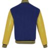 Men's Blue And Yellow Varsity Jacket