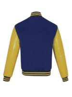 Men's Blue And Yellow Varsity Jacket