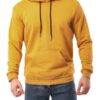 Men's Casual Pullover Yellow Hoodie