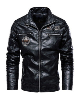 Men's Vintage Zip Up Bomber Jacket