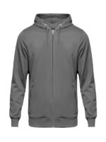 Men's Premium Grey Fleece Hoodie