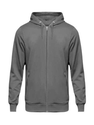 Men's Premium Grey Fleece Hoodie