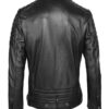 Men's Brando Style Biker Leather Jacket