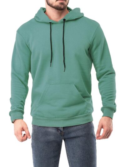 Men's Premium Cyan Athletic Hoodie