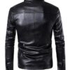 Men's Slim Fit Black Leather Jacket