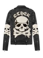 Men's Cross Bones Skull Patch Jacket