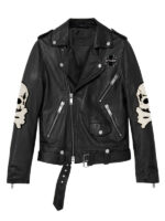 Men's Cross Bones Skull Patch Jacket