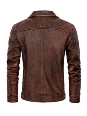 Men's Vintage Brown Trucker Jacket