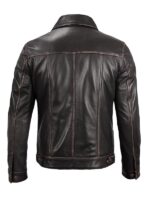 Men's Brown Trucker Biker Jacket