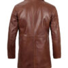 Men's Tall Brown 3/4 Length Coat