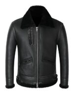 Men's Aviator Raf Black Bomber Jacket