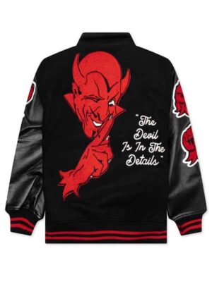 Saint Devil Black Bomber Jacket