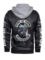 Sons Of Odin Black Biker Jacket