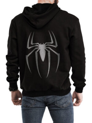 Men's Spider Black Pullover Hoodie