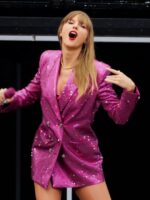 Taylor Swift The Eras Tour Pink Sequin Blazer