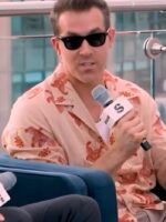 The Today Show Ryan Reynolds Beige Floral Shirt