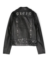 Women's Black Leather Biker Jacket