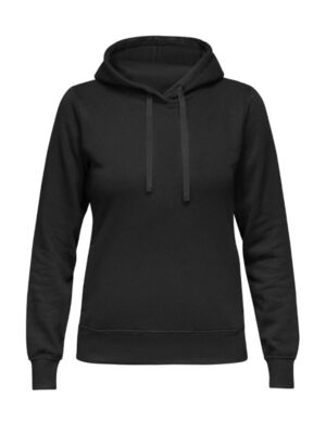 Women's Premium Black Fleece Hoodie