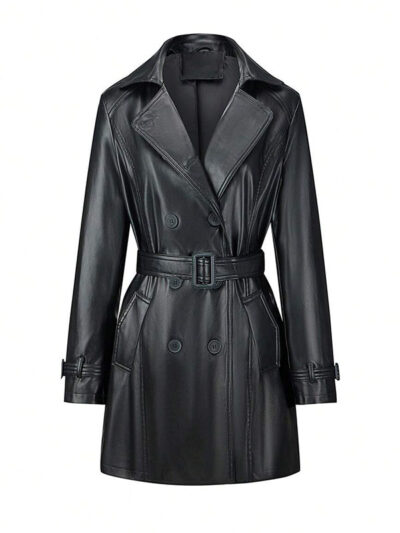 Women's Double Breasted Trench Coat