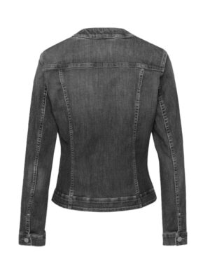 Women's Black Washed Denim Jacket