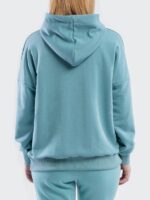 Women's Blue Pullover Fleece Hoodie