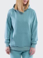 Women's Blue Pullover Fleece Hoodie