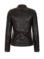 Women's Brown Biker Leather Jacket