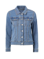 Women's Long Sleeve Blue Denim Jacket