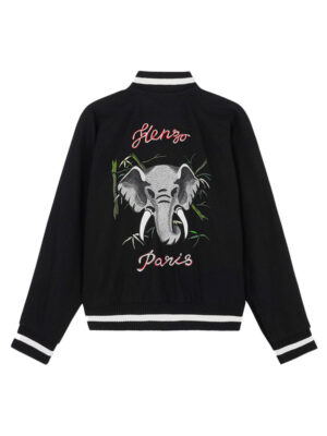 Women's Elephant Reversible Bomber Jacket