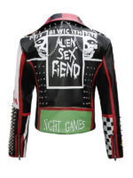 Women's Punk Biker Leather Jacket