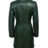 Women's Green Knee Length Coat