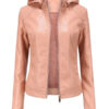 Women’s Fur Lining Faux Leather Jacket