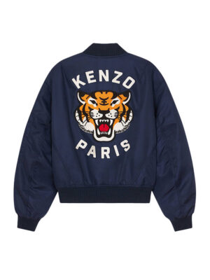 Women's Lucky Tiger Navy Bomber Jacket