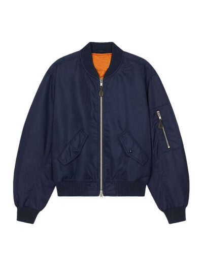 Women's Lucky Tiger Navy Bomber Jacket