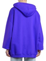 Women's Oversized Purple Fleece Hoodie