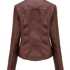 Women's Long Sleeve Faux Leather Jacket