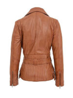 Women's Hip Length Biker Jacket