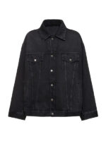 Women's Casual Black Denim Jacket