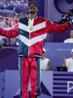 Snoop Dogg Breaking Paris Olympic Velvet Tracksuit