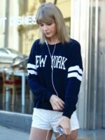 Taylor Swift Navy Blue New York Sweater