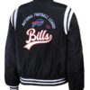 Bills Full Zip Black Bomber Jacket