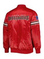 Tampa Bay Buccaneers Starter Red Satin Jacket