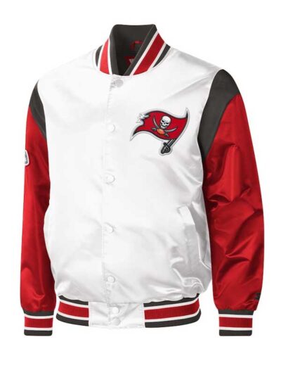 Unisex White And Red Tampa Bay Buccaneers Jacket